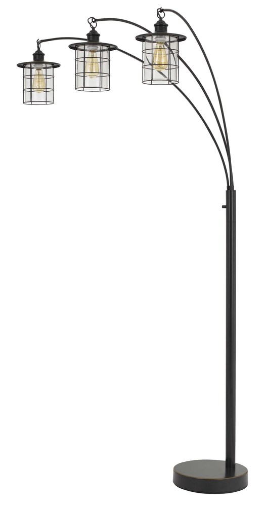 89&#34; Height Metal Floor Lamp in Dark Bronze Finish