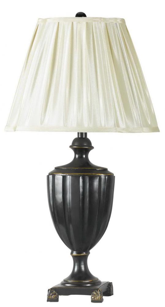 Haven Collection Black One Light Table Lamp