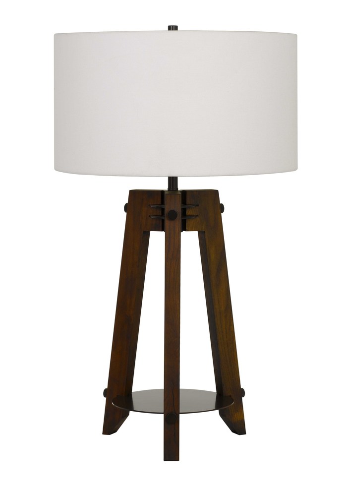 31.5&#34; Height Table Lamp in Walnut Finish