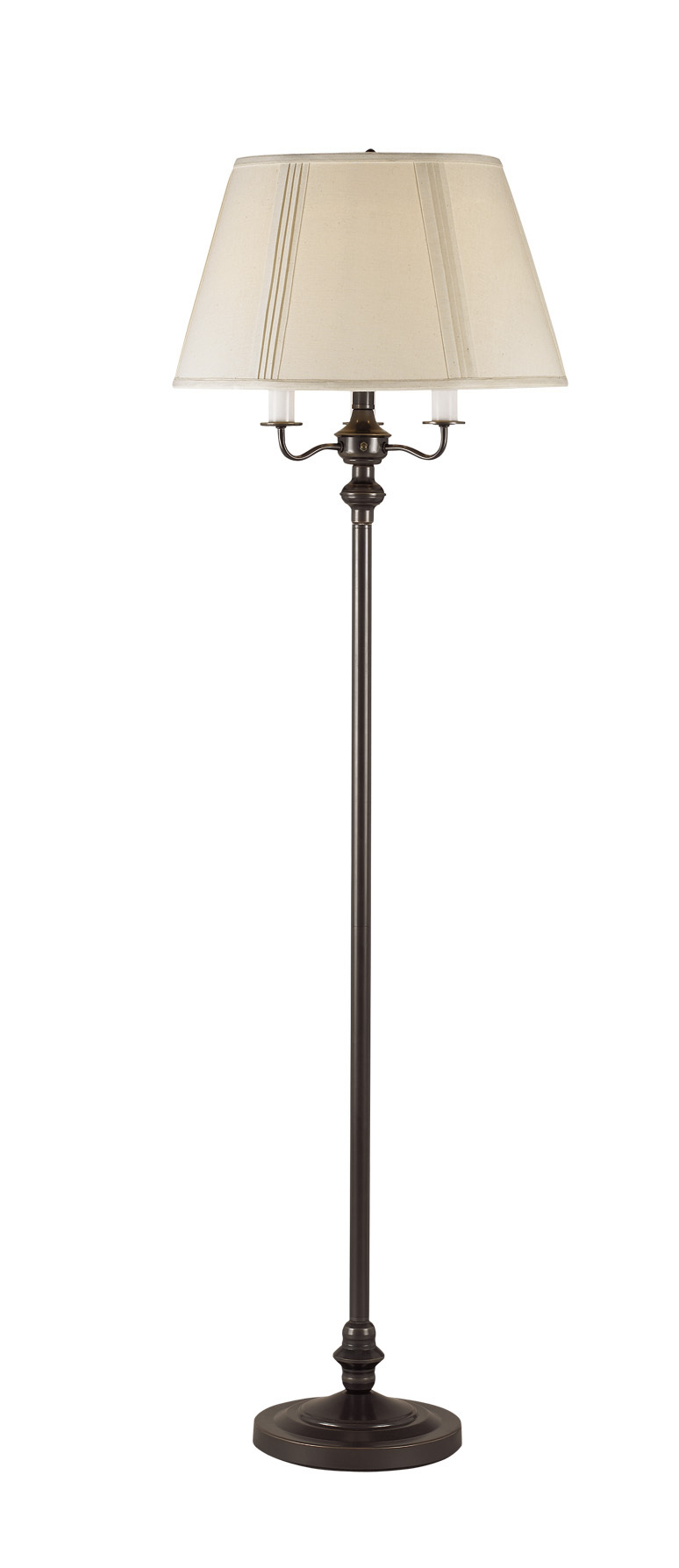 59&#34; Height Metal Floor Lamp in Dark Bronze