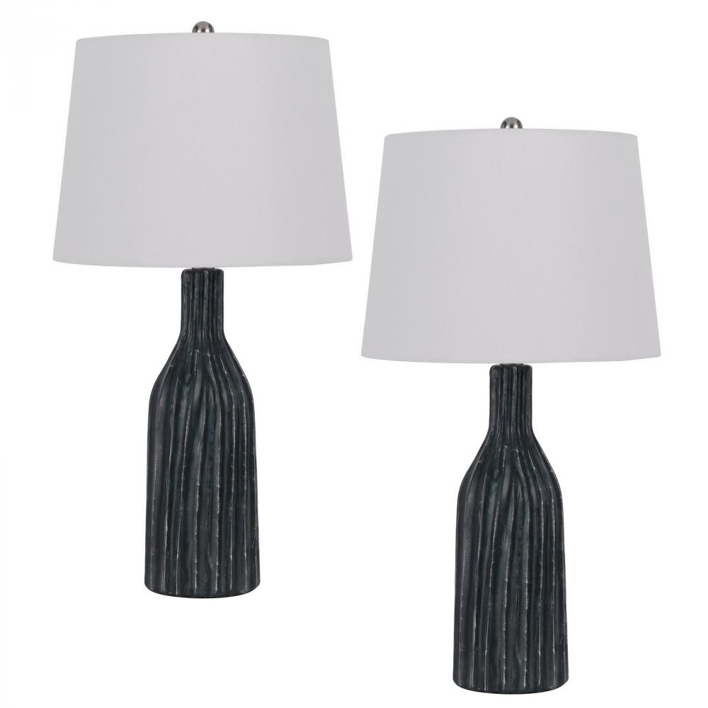 100W Irvington Ceramic Table Lamp. Priced and Sold As Pairs