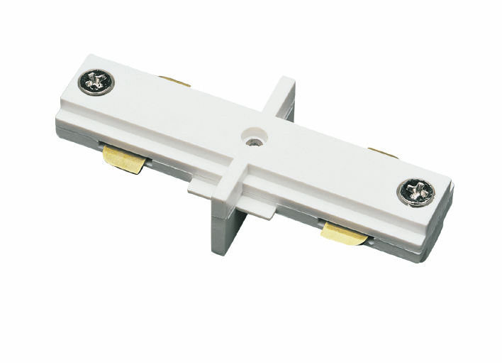 0.8&#34; Height Straight Connector in White