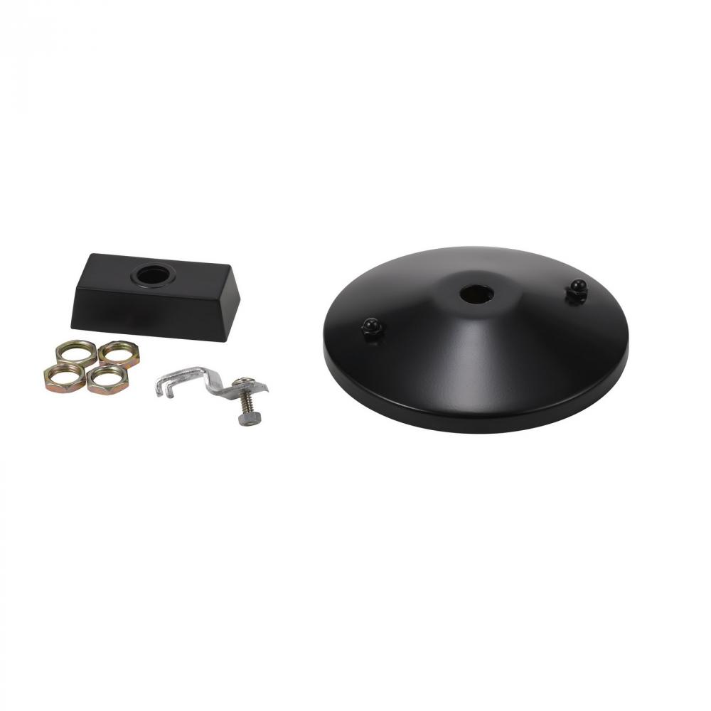 1&#34; Height Drop Ceiling Assembly Plate in Black