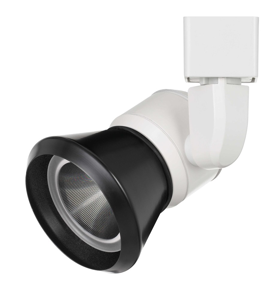 6.25&#34; Height Metal Track Head in White Finish