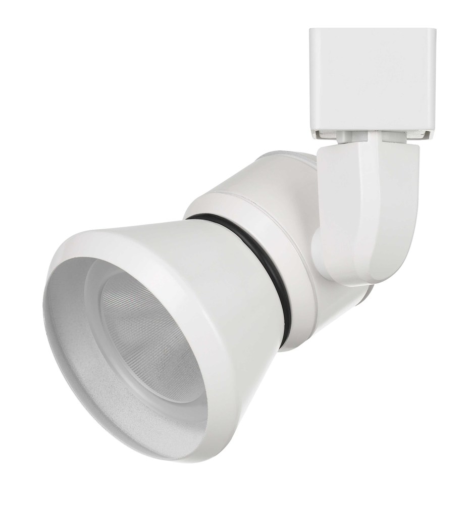 6.25&#34; Height Metal Track Head in White Finish