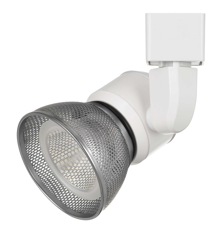 6.25&#34; Height Metal Track Head in White Finish