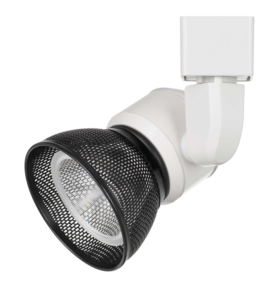 6.25&#34; Height Metal Track Head in White Finish