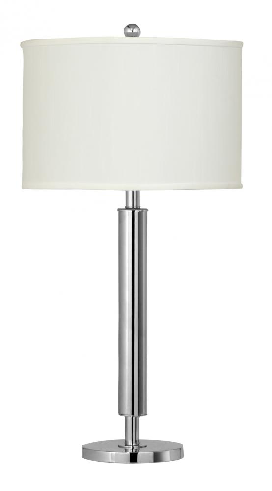 30&#34; Tall Metal Table Lamp in Chrome