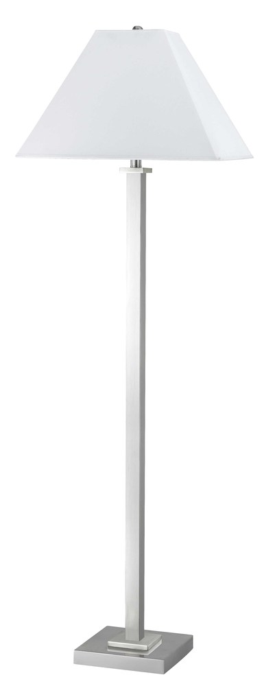 59&#34; Tall Metal Floor Lamp in Chrome Finish