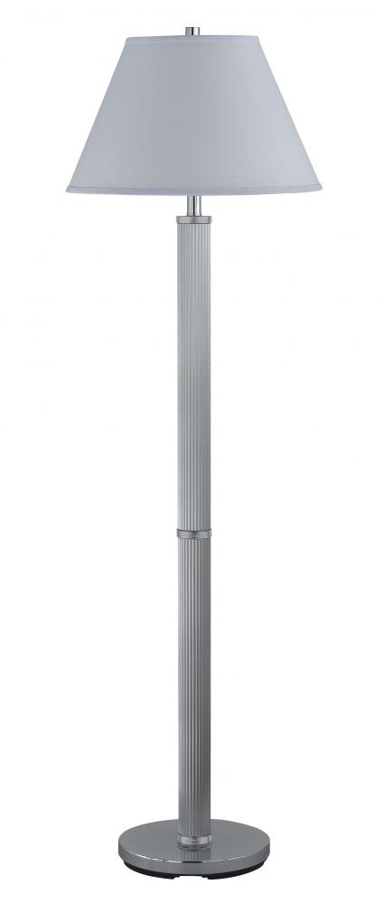 60&#34; Height Metal Floor Lamp in Chrome