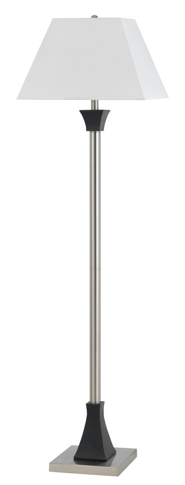 60&#34; Tall Metal Floor Lamp in Dark Broze/Espresso