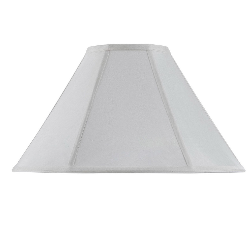 12&#34; Tall White Fabric Shade