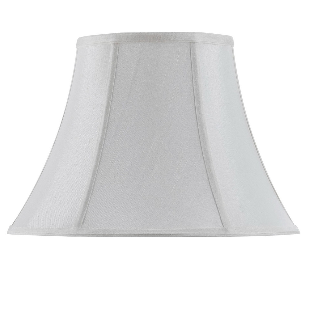 10.5&#34; Tall White Fabric Shade