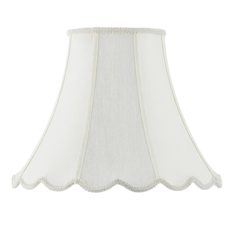 9.5&#34; Tall Eggshell Fabric Shade