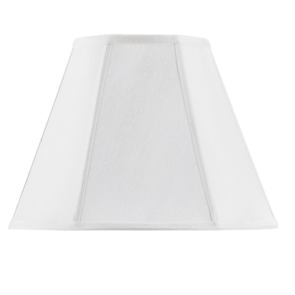 14&#34; Tall White Fabric Shade