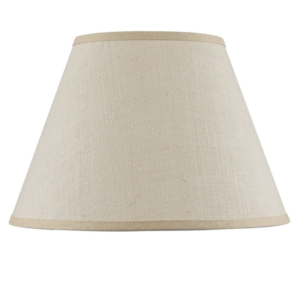 11.5&#34; Height Burlap Shade in Light Tan