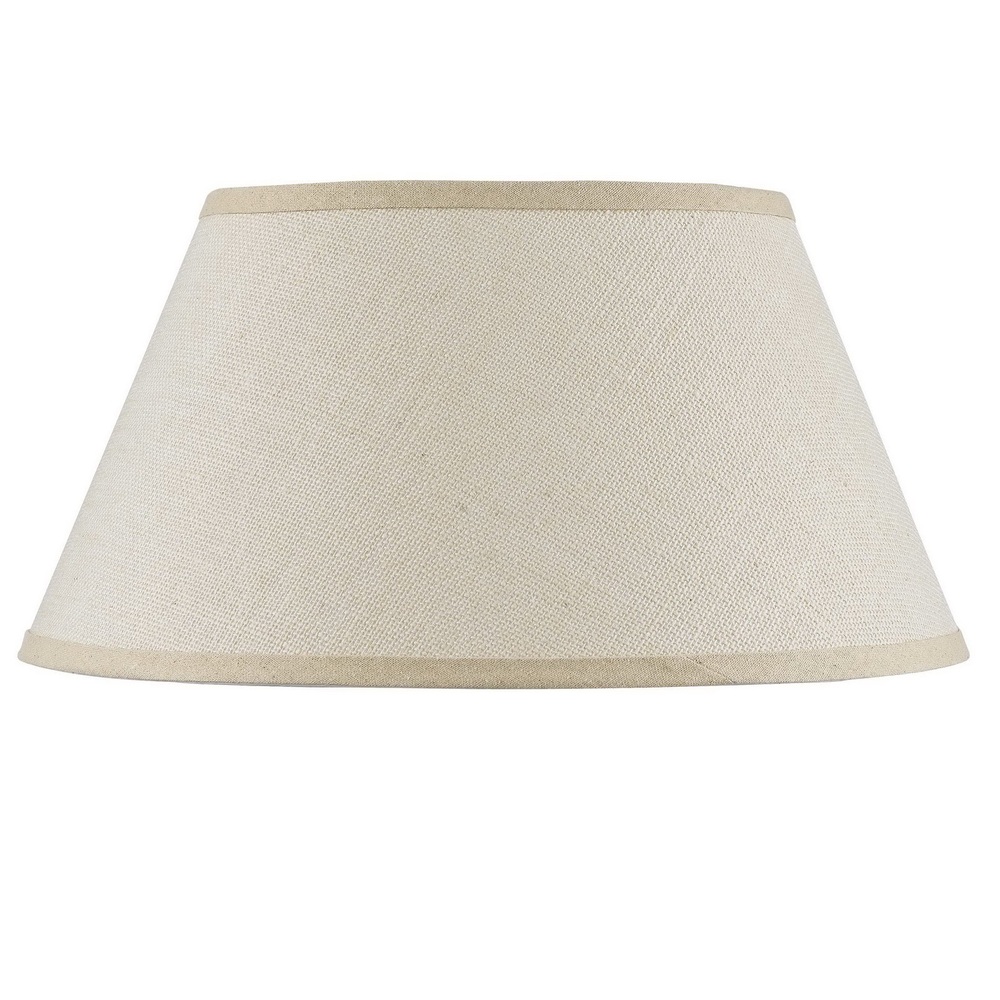 9.3&#34; Height Burlap Shade in Light Tan