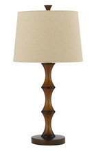 CAL Lighting BO-2039TB - 28" Height Resin Table Lamp in Bamboo Finish