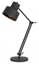 CAL Lighting BO-2966TB - 60W Davidson Metal Desk Lamp with Weighted Base, Adjustable Upper and Lower Arms