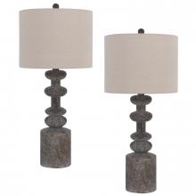 CAL Lighting BO-3080TB-2 - 150W 3 way Blackfoot resin table lamp. Priced and sold as pairs