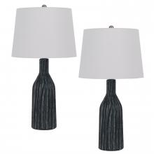 CAL Lighting BO-3083TB-2 - 100W Irvington Ceramic table lamp. Priced and sold as pairs