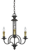 CAL Lighting FX-3513/3 - 21" Three Light Chandelier in English Bronze