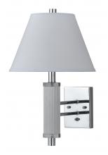 CAL Lighting LA-8003WL-1CH - 19" Height Metal Wall Lamp in Chrome