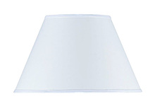 CAL Lighting SH-1172 - 11.5" Tall White Round Hardback Fabric Shade