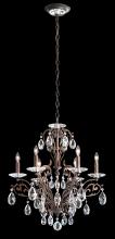 Schonbek 1870 FE7006N-22H - Filigrae 6 Light 120V Chandelier in Heirloom Gold with Clear Heritage Handcut Crystal