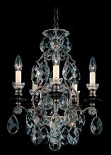 Schonbek 1870 3769-23 - Renaissance 5 Light 120V Chandelier in Etruscan Gold with Clear Heritage Handcut Crystal