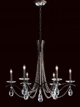 Schonbek 1870 VA8336N-48H - Vesca 6 Light 120V Chandelier in Antique Silver with Clear Heritage Handcut Crystal