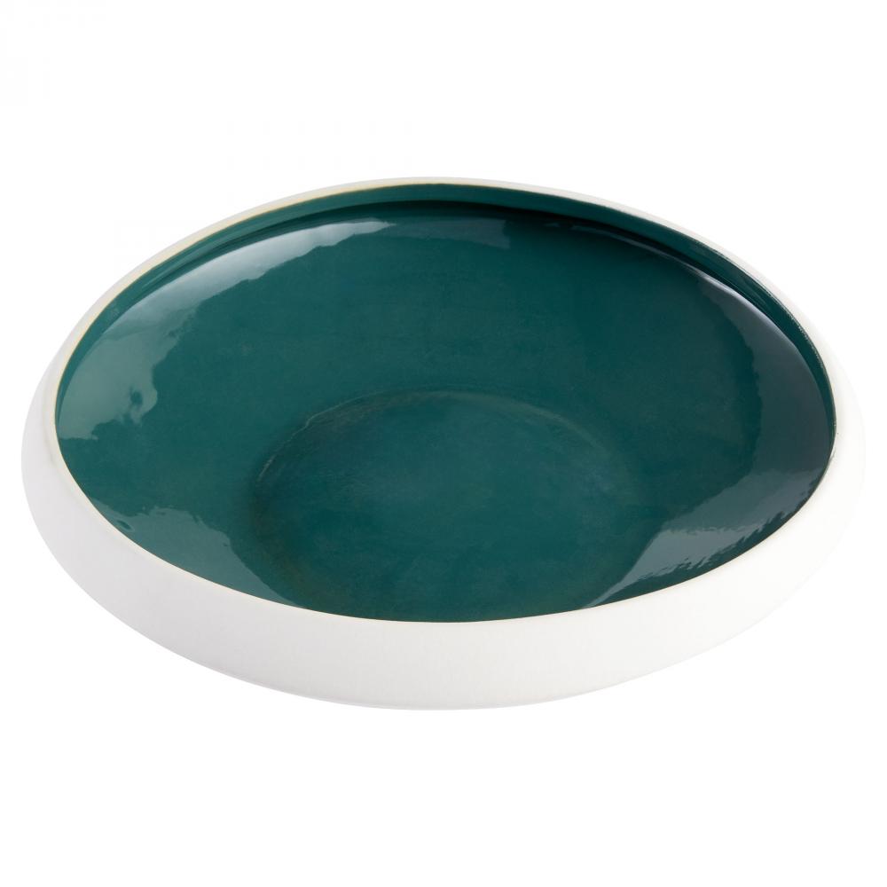 Tricolore Bowl Green White - Medium