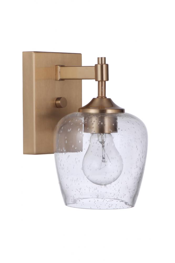 Stellen 1 Light Wall Sconce in Satin Brass