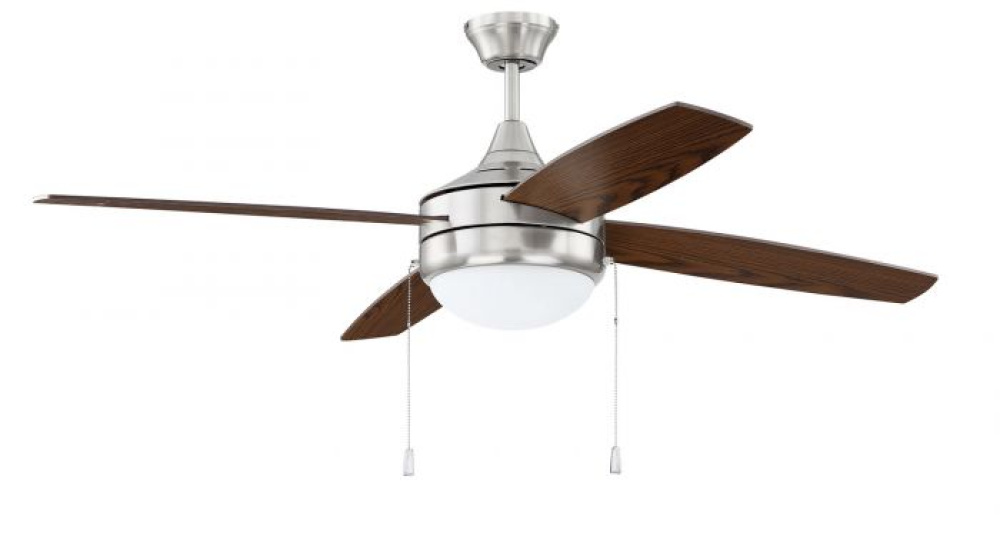 52&#34; Ceiling Fan w/ 4 Blades, LED Light Kit