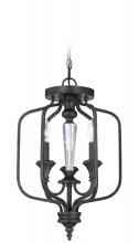 Craftmade 26723-MBS - Boulevard 3 Light Convertible Semi Flush/Pendant in Mocha Bronze/Silver Accents