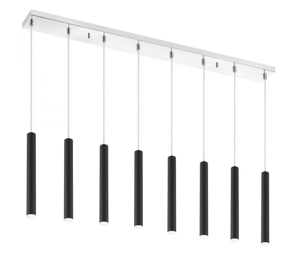 8 Light Linear Chandelier