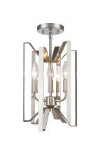 Z-Lite 4000SF-BN - 3 Light Semi Flush Mount