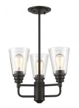 Z-Lite 428SF-OB - 3 Light Semi Flush Mount