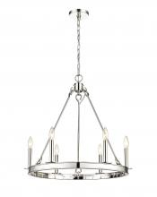 Z-Lite 482R-6PN - 6 Light Chandelier