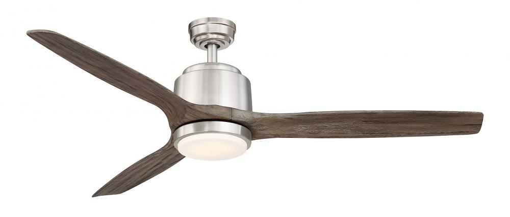 Reya 56 Inch Nickel Ceiling Fan