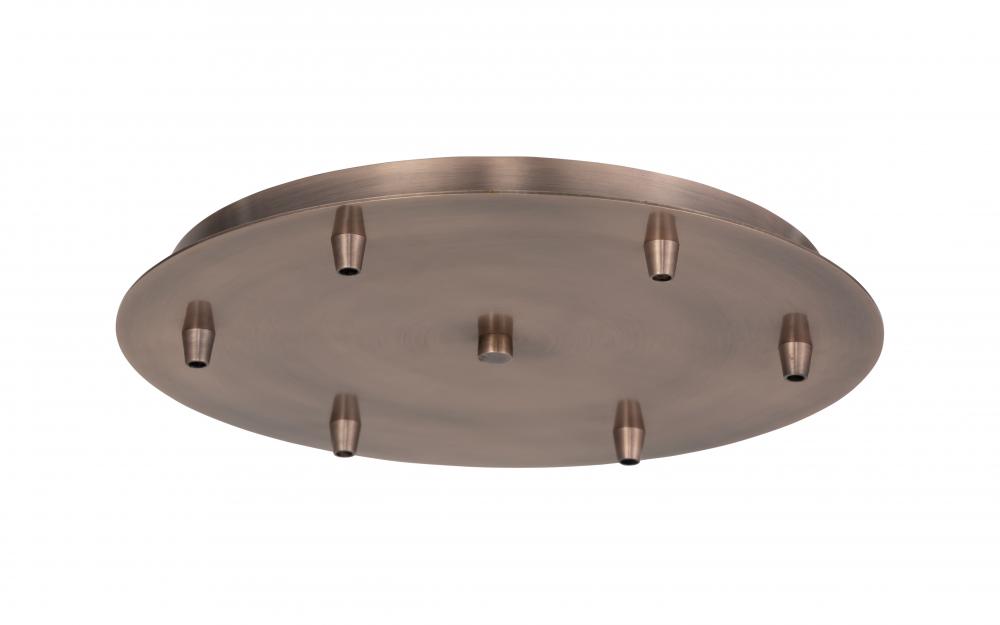 6 Light Round Multi Port Canopy