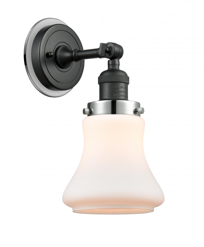 Bellmont - 1 Light - 7 inch - Matte Black - Sconce