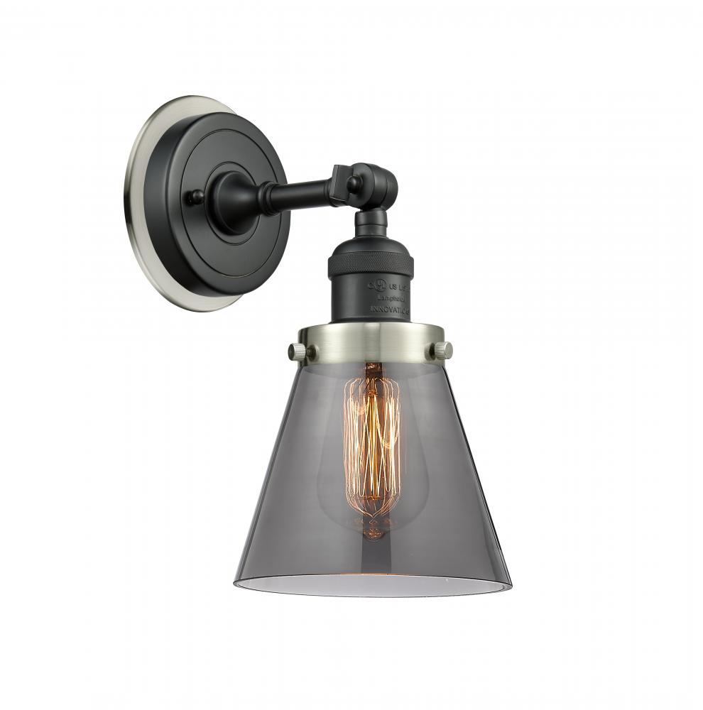 Cone - 1 Light - 6 inch - Matte Black - Sconce