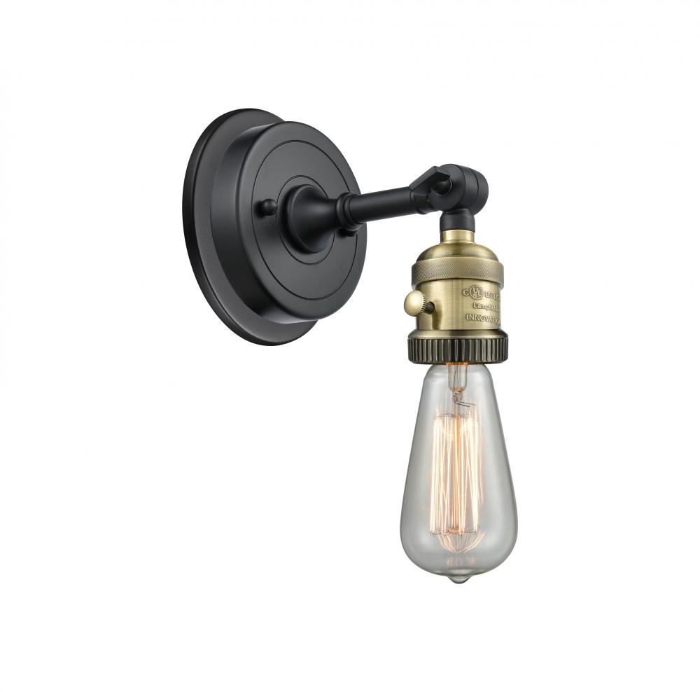 Bare Bulb Sconce With Switch