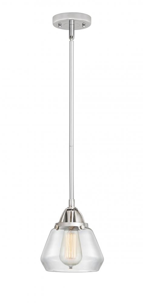 Fulton - 1 Light - 7 inch - Polished Chrome - Cord hung - Mini Pendant