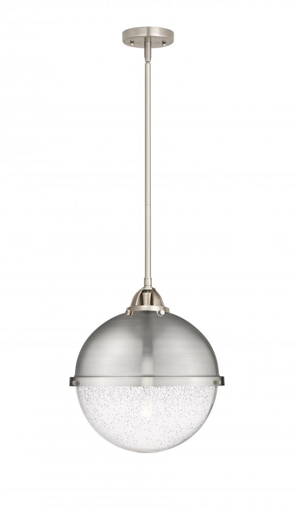 Hampden - 1 Light - 13 inch - Brushed Satin Nickel - Cord hung - Pendant