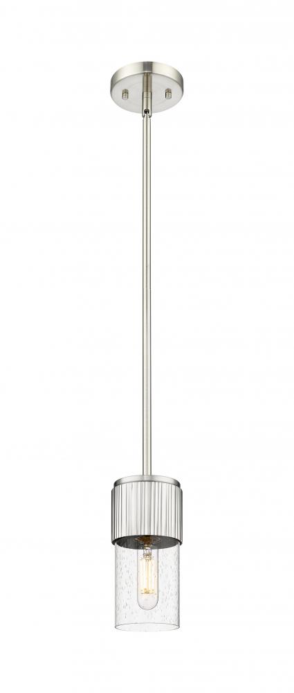 Bolivar - 1 Light - 5 inch - Satin Nickel - Pendant