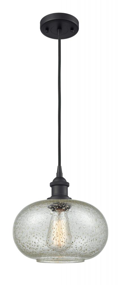 Gorham - 1 Light - 10 inch - Matte Black - Cord hung - Mini Pendant