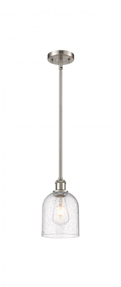 Bella - 1 Light - 6 inch - Brushed Satin Nickel - Mini Pendant