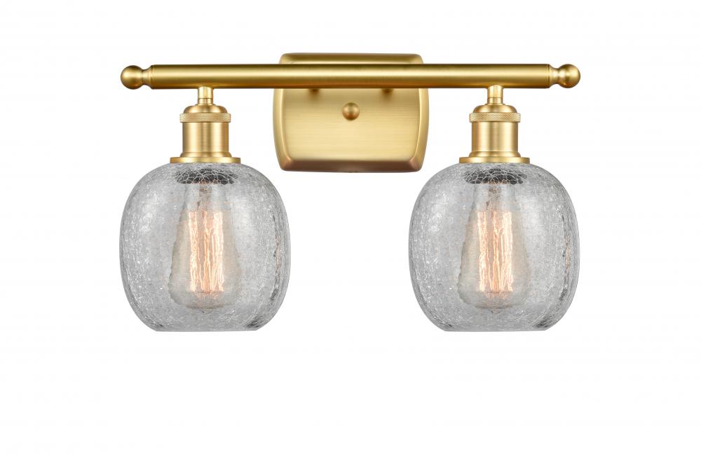 Belfast - 2 Light - 16 inch - Satin Gold - Bath Vanity Light